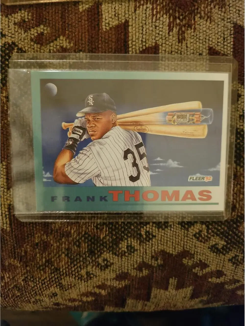 1992 Fleer FRANK THOMAS Chicago White Sox Pro-Visions Card HOF